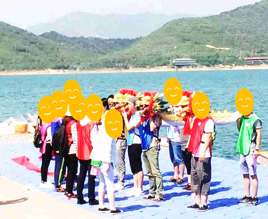 【拓展&龍舟競賽】“同舟共濟，勇往直前”金海湖1日主題團建