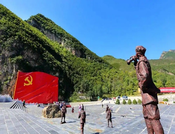 【黨建活動-紅色團建】沒有共產黨就沒有新中國紀念館-永遠跟黨走-傳承紅色精神主題黨建活動
